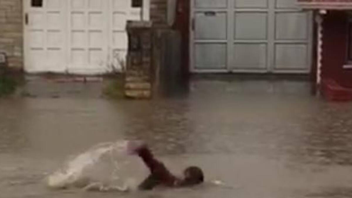 Temporal en Mar del Plata