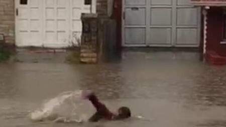Temporal en Mar del Plata