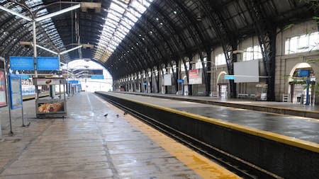 Complicaciones para viajar por el temporal. Foto: NA/Hugo Villalobos.