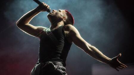 Wos en el estadio Uno de La Plata. Foto: Prensa.