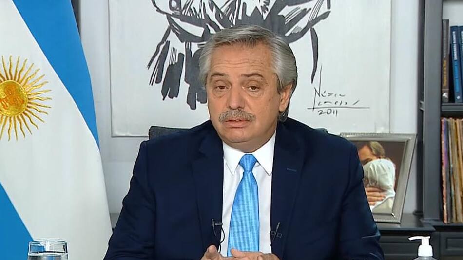 Alberto Fernández, presidente de Argentina, conferencia, NA