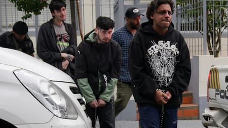 La banda de los jóvenes ricos, jóvenes argentinos detenidos en Uruguay. Foto: Gentileza Clarin - Juano Tesone.