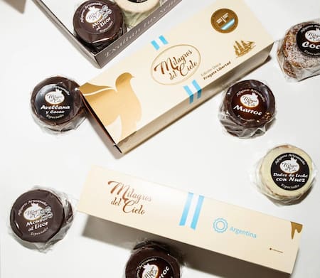 Alfajor de Milagros del Cielo. Foto: Instagram @milagrosdelcielo_mdp