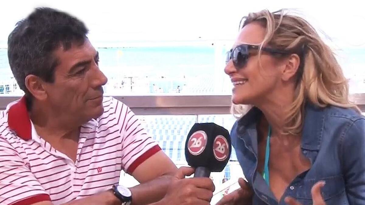 Andrea Ghidone con Canal 26 en Mar del Plata