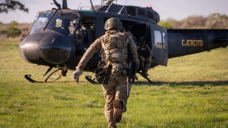 El ejercicio militar "Libertador".