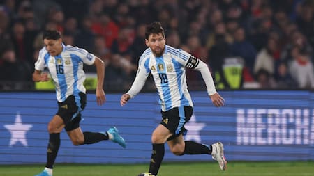 Lionel Messi en la Selección Argentina. Foto: Reuters/Pablo Sanhueza