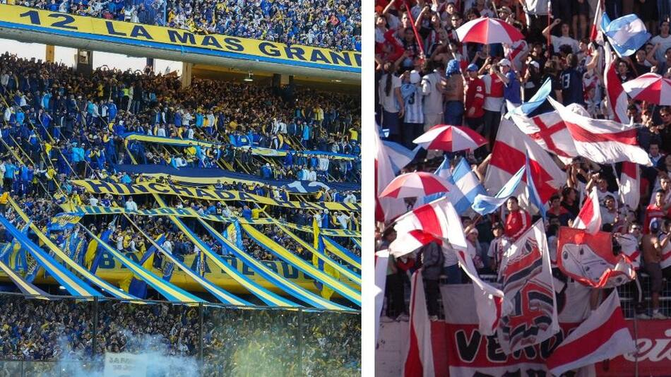 La hinchada de Boca y River. Foto: NA.