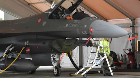 Avión caza F-16. Foto: Reuters.