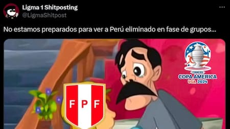Mejores memes de Argentina-Perú. Foto: captura