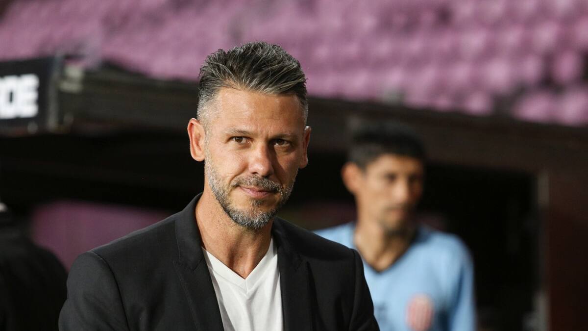 Martín Demichelis, técnico de River Plate. Foto: NA.