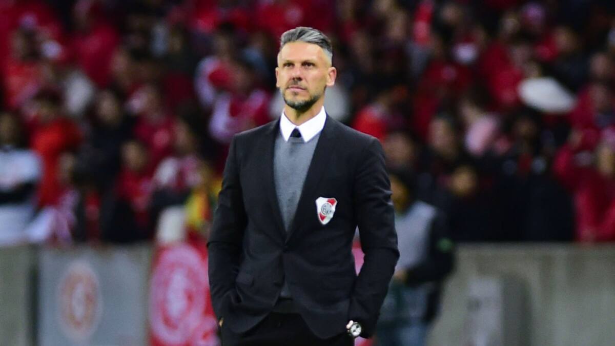 Martín Demichelis, entrenador de River. Foto: EFE