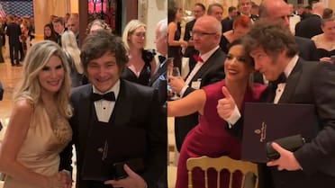 Así fue la llegada de Milei a la Cena de Gala de la CPAC: entró con Panic Show, bailó Village People y dijo que el Gobierno “evitó que la Argentina cayera por el precipicio”