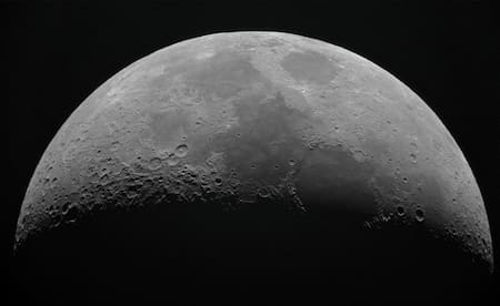 Luna, NASA, cuerpo celeste. Foto: Unsplash