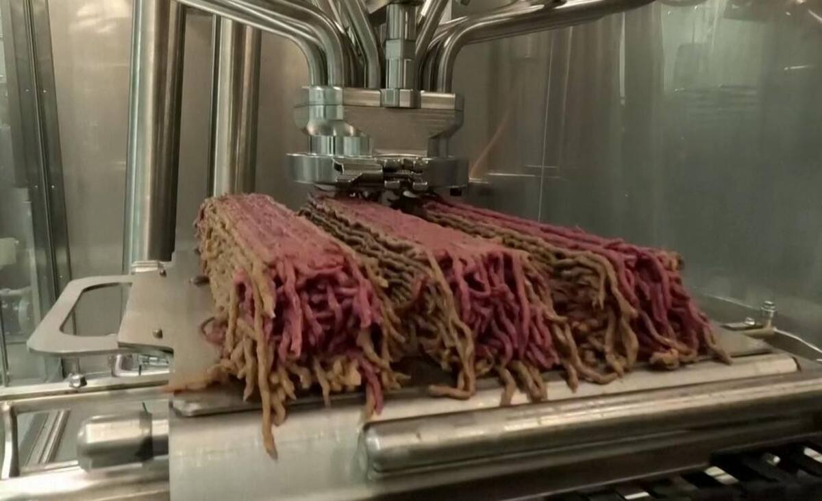 Carne en impresión 3D. Video: Reuters