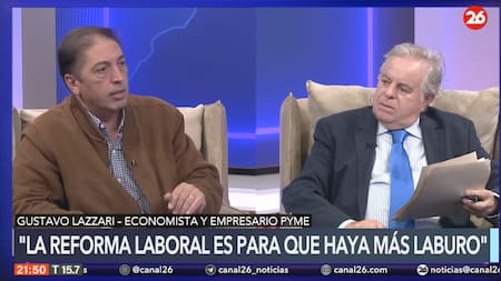 Entrevista al economista Gustavo Lázzari en "La Mirada" de Roberto García.