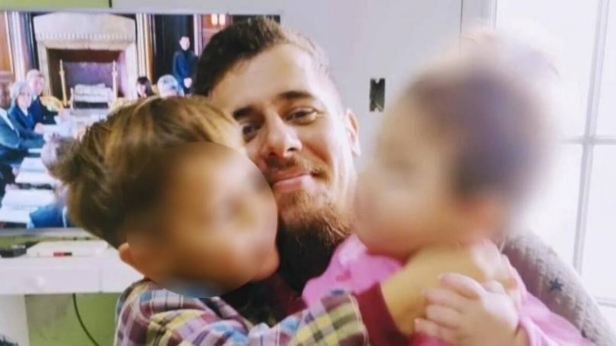 Cristian, el padre de Lucio Dupuy, foto NA