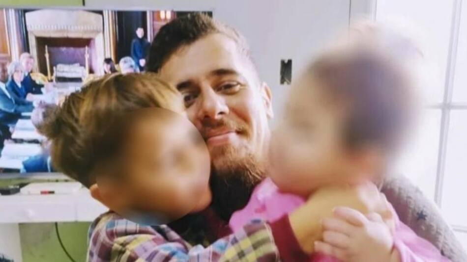 Cristian, el padre de Lucio Dupuy, foto NA