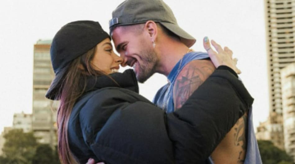 Tini y Rodrigo De Paul. Foto: NA.