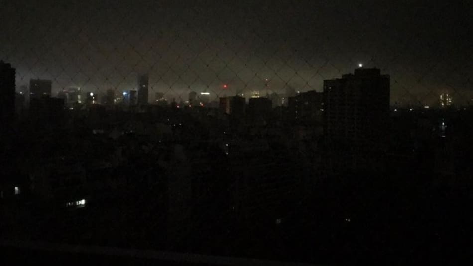 Fuerte apagón en la Ciudad y el Gran Buenos Aires