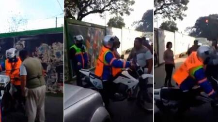 Agresión a agente de tránsito, NA