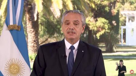 Alberto Fernández, Gobierno, foto captura