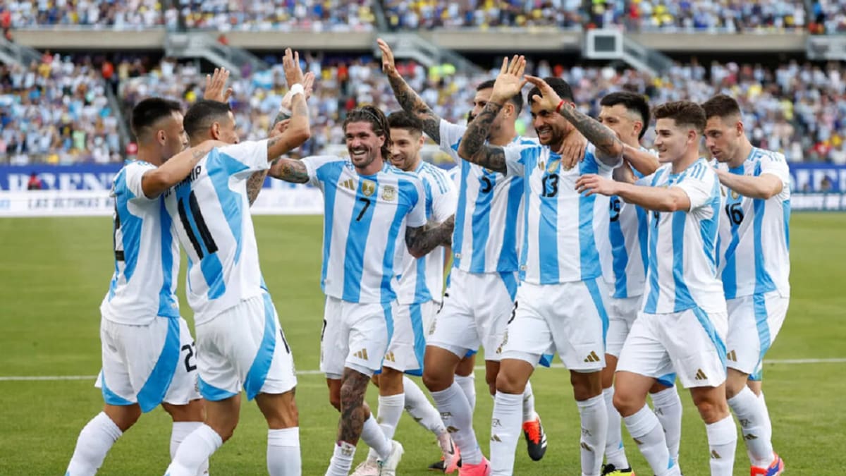 Selección Argentina. Foto: EFE