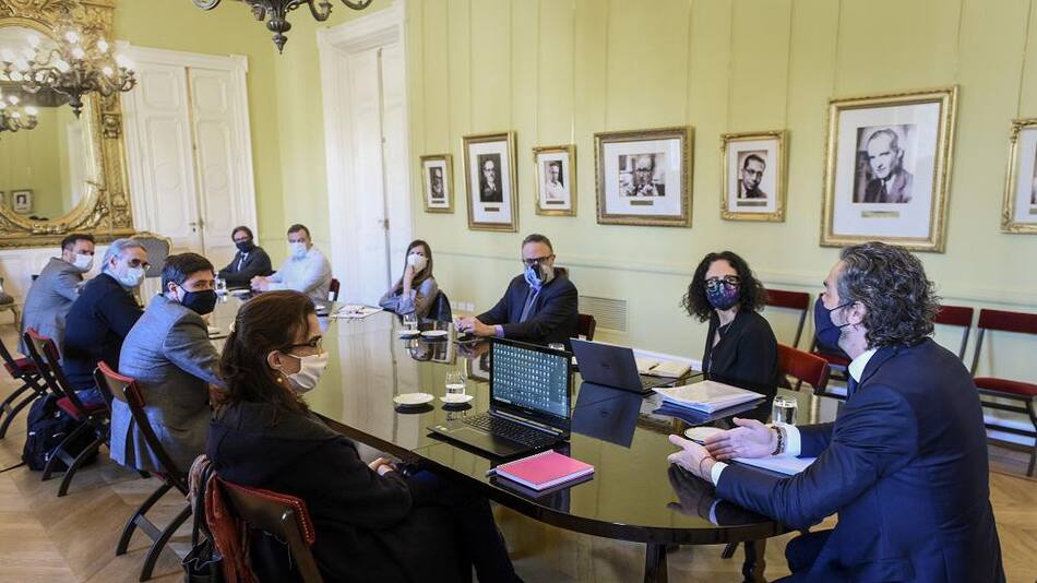 Reunión de Gabinete económico, Casa Rosada, Gobierno, NA