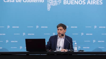 El anuncio del gobernador de la provincia de Buenos Aires, Axel Kicillof que flexibiliza la cuarentena en su distrito
