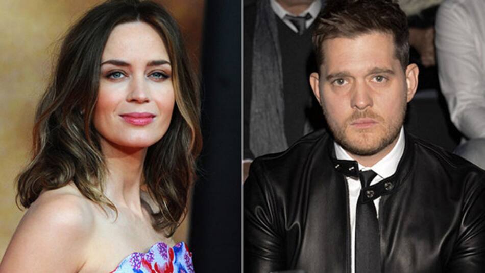Emily Blunt y Michael Bublé