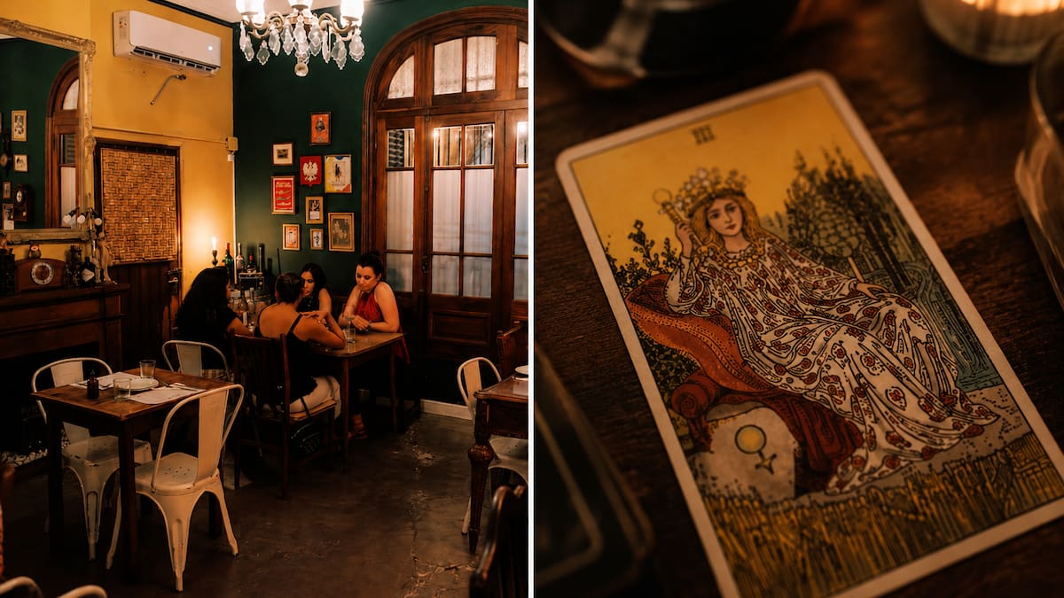 Cómo es Helka Wine, un bar de Colegiales donde te leen las cartas.