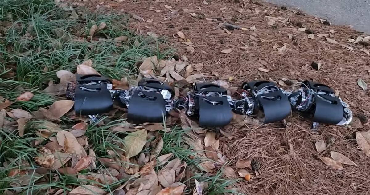 El "robot insecto" creado para eliminar maleza sin dañar las plantas cultivadas. Foto: Ground Control Robotics