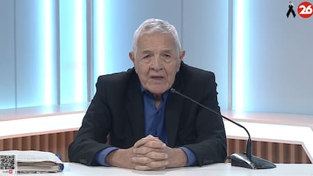 Jorge Castro en Canal 26. Foto: Captura