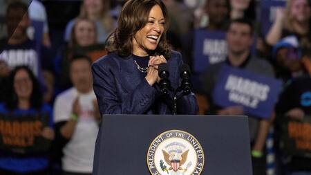Kamala Harris, vicepresidente de Estados Unidos. Foto: Reuters.