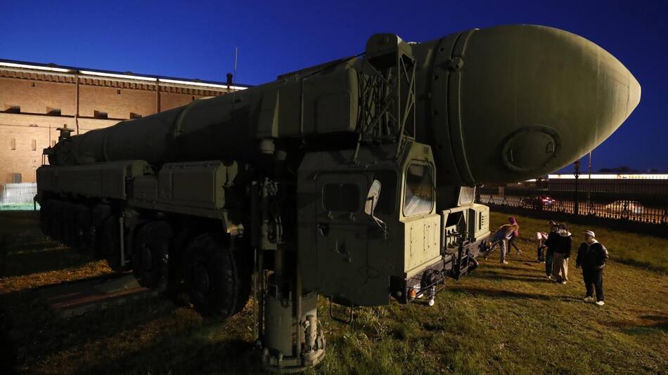 Sarmat, misil ruso. Foto: EFE