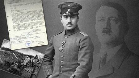 Adolf Hitler y Ernst Hess. Foto: DailyMail/Getty Images.