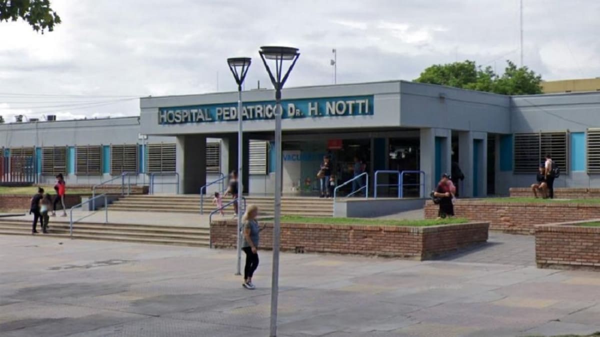 Hospital de niños de Mendoza. Foto: Télam/Google Street View.