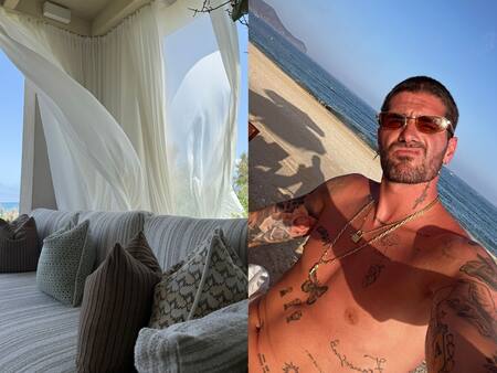 Las vacaciones de Rodrigo De Paul y Tini Stoessel