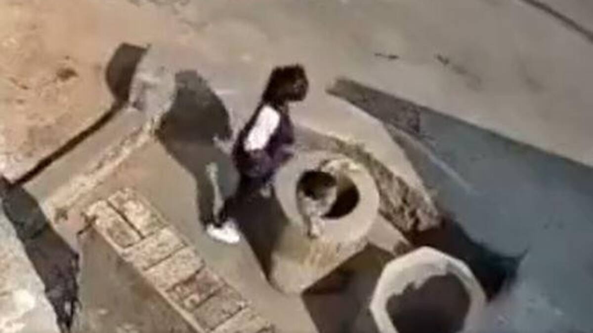 Una niña de 7 años tiró a un pozo a un pequeño de cuatro. Foto: captura de pantalla.