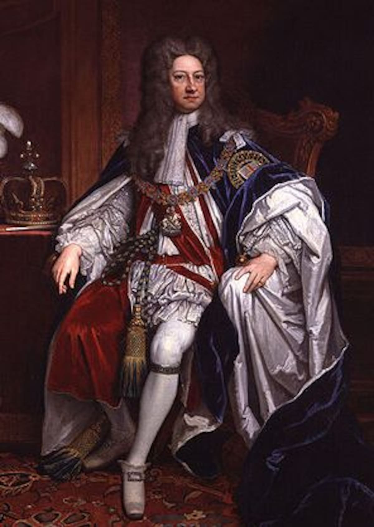 Jorge I, el rey que inició la dinastía de Hannover.