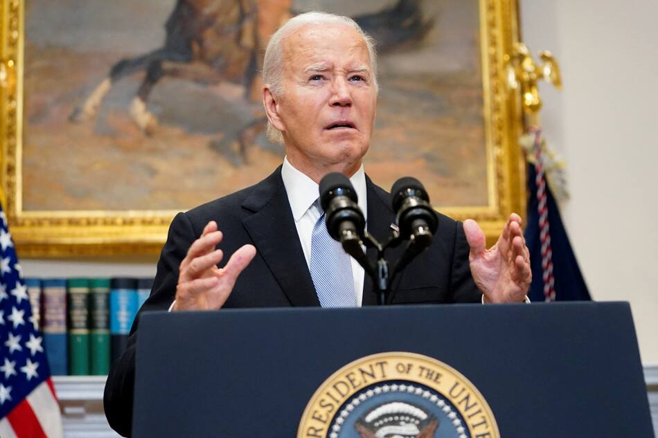 Joe Biden, presidente de Estados Unidos. Foto: Reuters