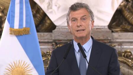 Mauricio Macri - anuncio Casa Rosada