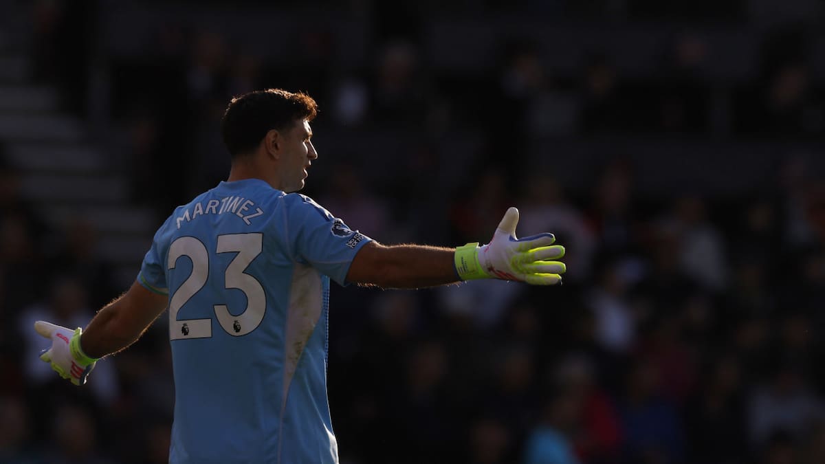 Emiliano "Dibu" Martínez. Foto: Reuters/Andrew Couldridge