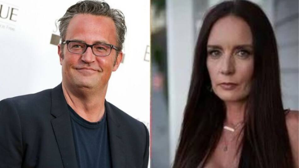 Matthew Perry y su ex. Foto: NA.