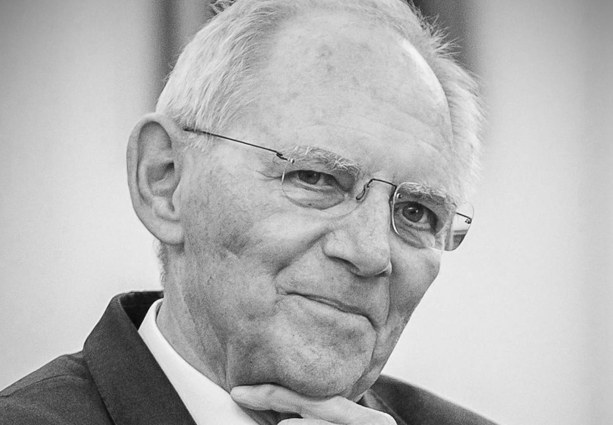Wolfgang Schäuble. Foto: Bundesregierung/JescoDenzel. Twitter: @Bundeskanzler
