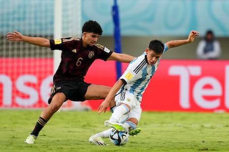 Argentina Sub 17 cayó ante Alemania en el Mundial de Indonesia 2023. Foto: Twitter.