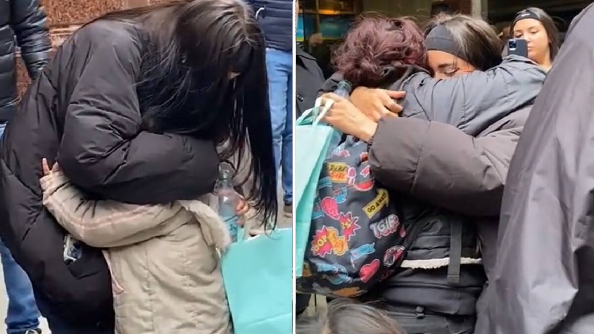 La emoción de María Becerra con sus fans. Foto: capturas de pantalla.
