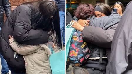 La emoción de María Becerra con sus fans. Foto: capturas de pantalla.