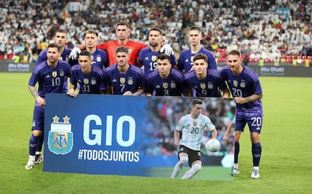 Amistoso Selección Argentina vs. Emiratos árabes, Mensaje, EFE