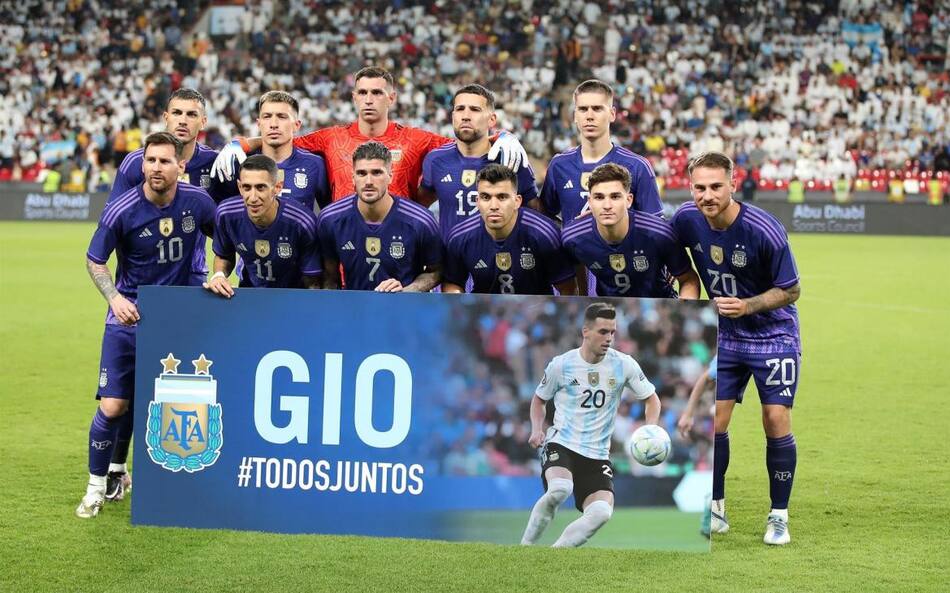 Amistoso Selección Argentina vs. Emiratos árabes, Mensaje, EFE