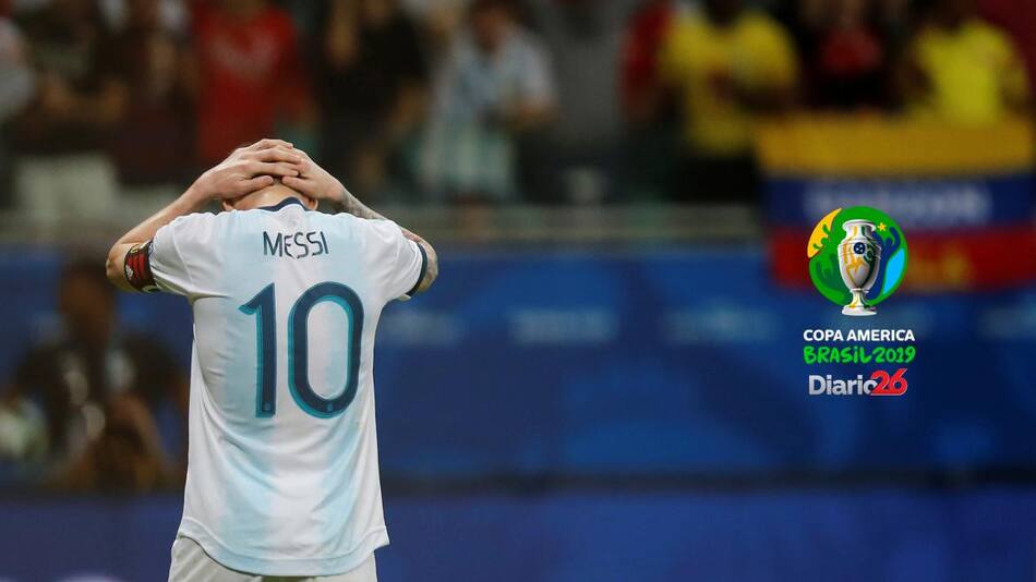 Copa América 2019 - Lamento de Messi en derrota de Argentina ante Colombia (Reuters)